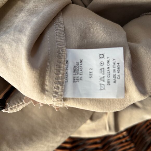 NWT Sarah Paccini Linen Pants (2) - Picture 2 of 6